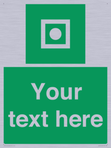 Custom sign safe condition Shipboard general alarm